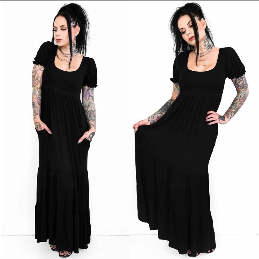 Foxblood black dress